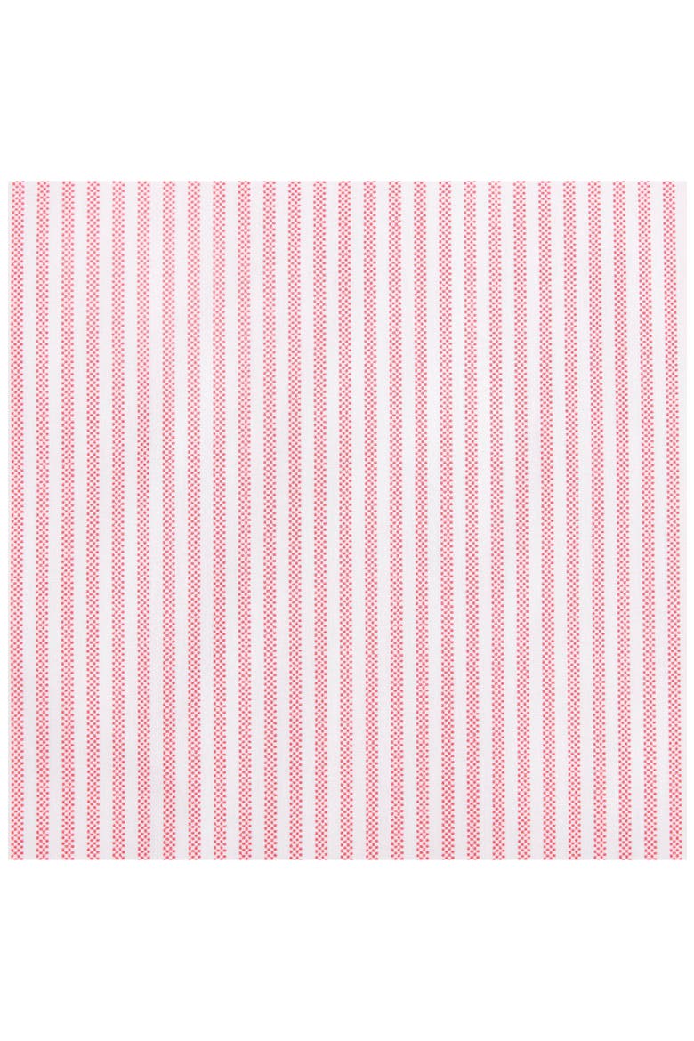 Oxford Stripe 200 Thread Count Cotton Percale Sheet Set, Alternate, color, PINK/ WHITE
