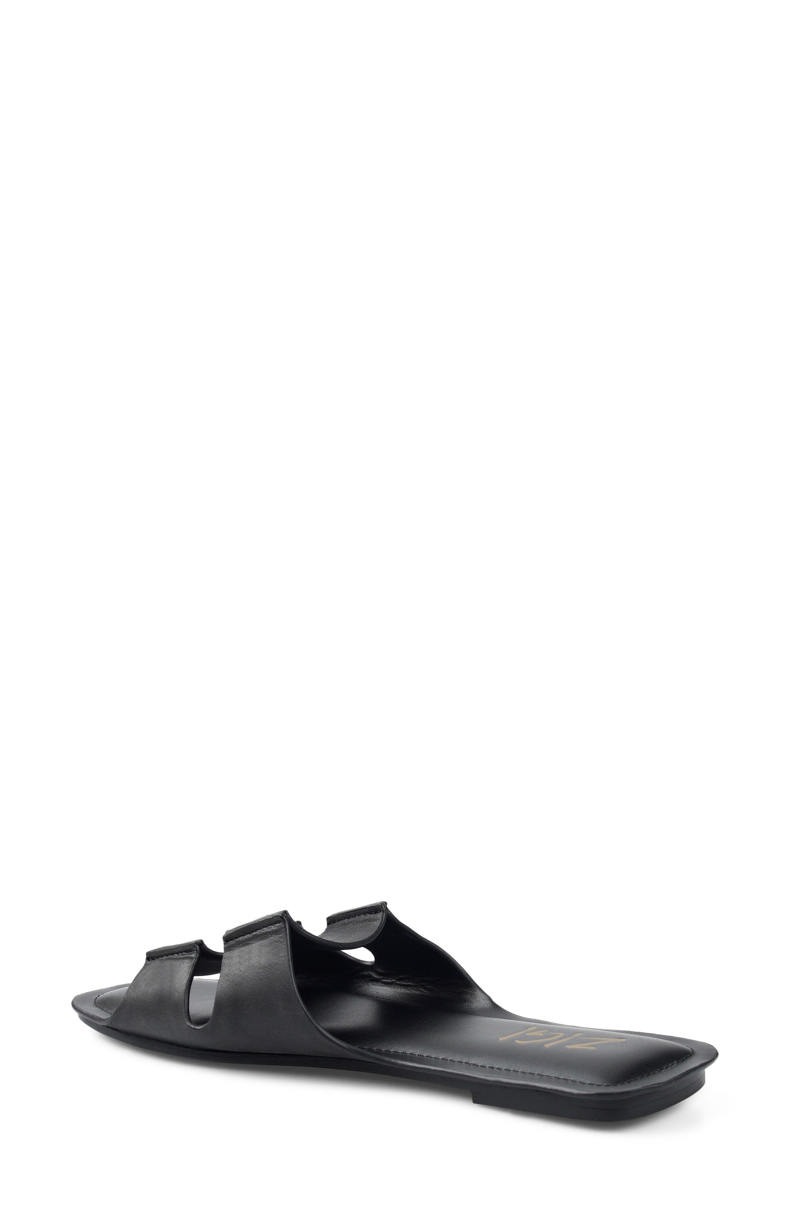 Marcie Slide Sandal, Alternate, color, BLACK LEATHER