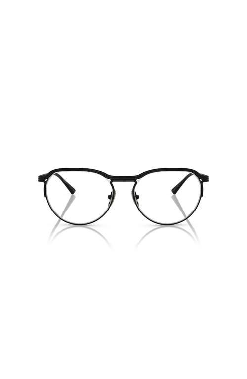 Ferrari 53mm Oval Optical Glasses In Black