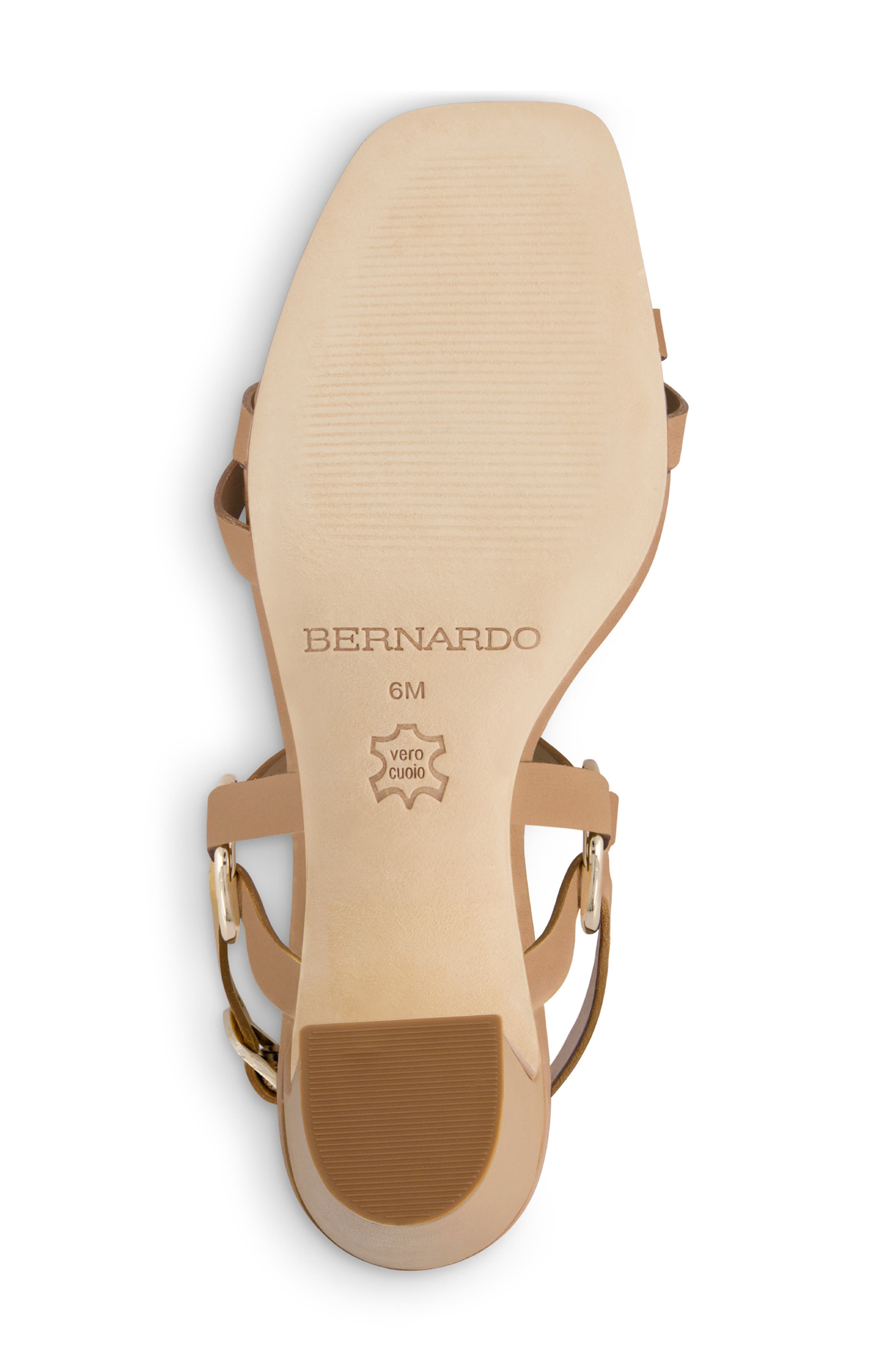 Bernardo Footwear Irisa Sandal, Alternate, color, Dune Antique Calf