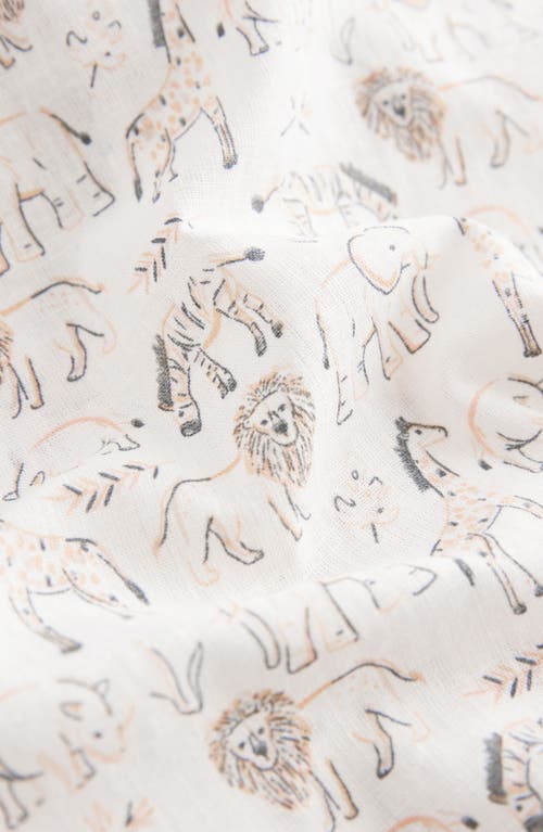 Next Kids' Safari Button-up Shirt & Bow Tie Set In Neutral