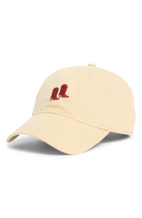 Boots Embroidered Baseball Cap