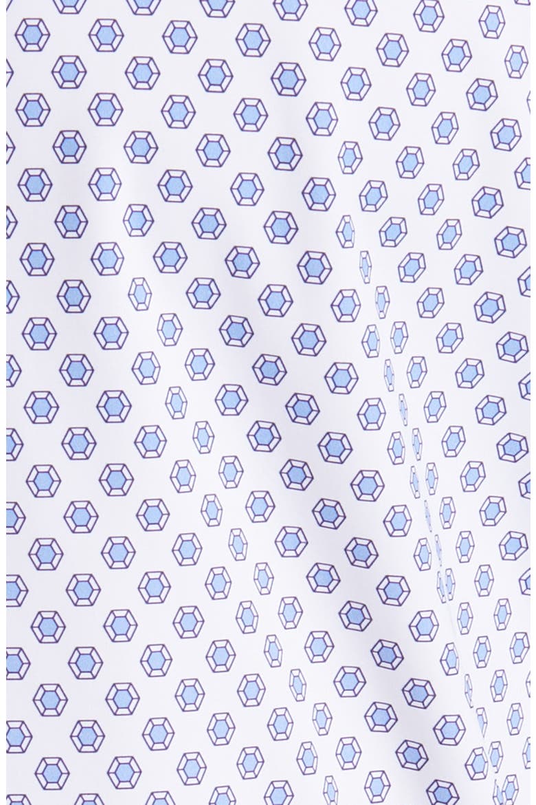 Liam Regular Fit Geometric Print Button-Up Shirt, Alternate, color, LT PAST/BU