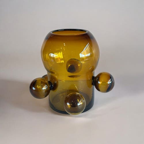 Meso Goods Tierra Vase By Diego Olivero In Yellow