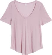 BP. Raw Edge V-Neck Tee