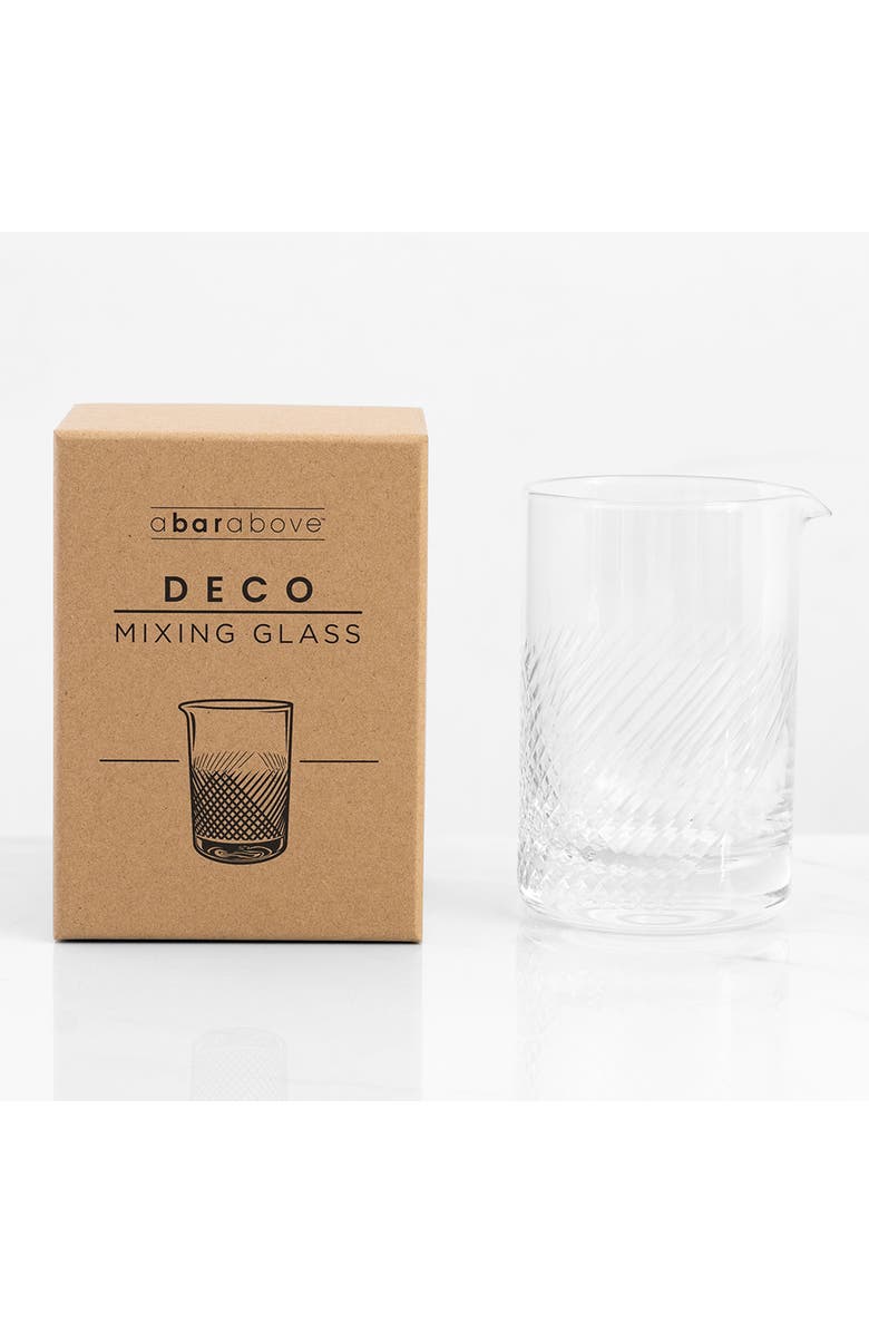 A Bar Above Cocktail Mixing Glass, Deco Style, Alternate, color, Glass