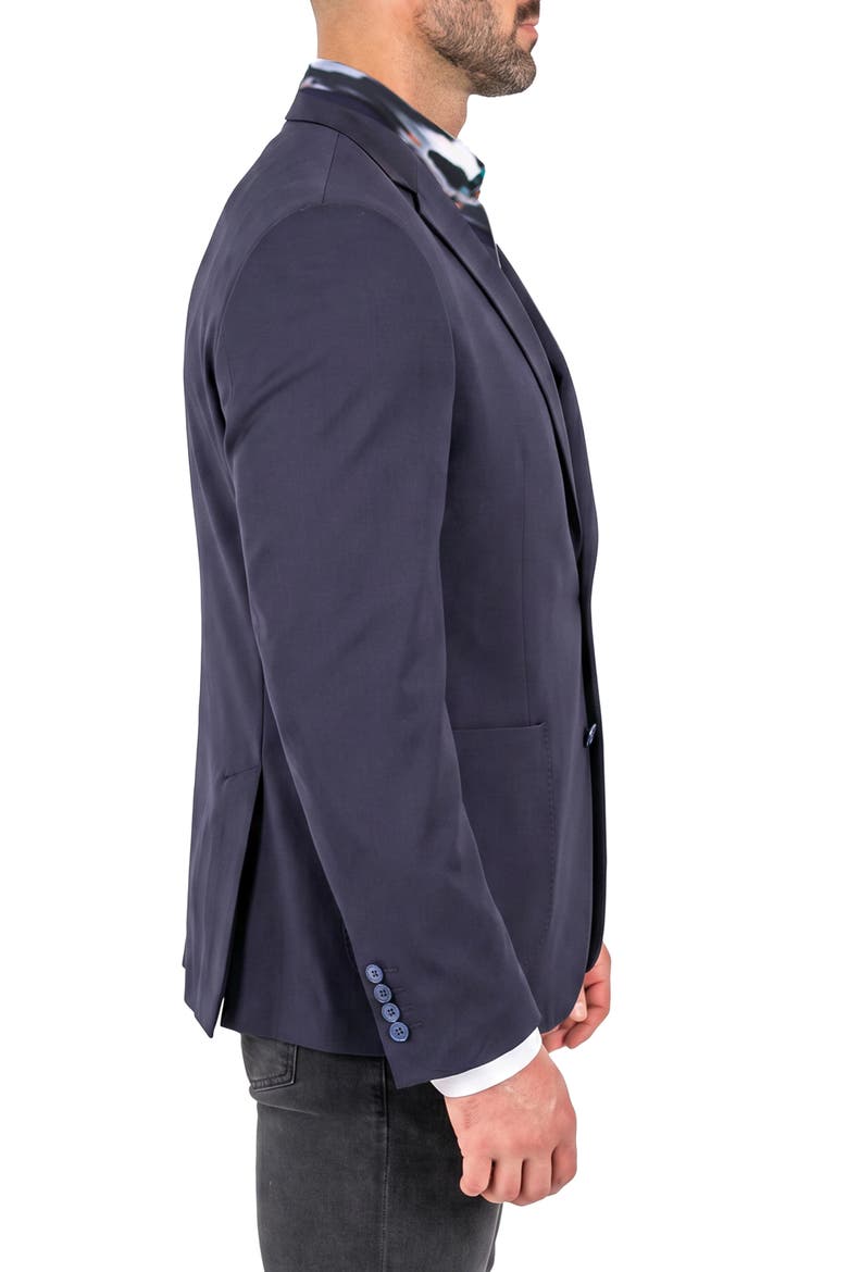 Descartes Unconstructed Blazer, Alternate, color, BLUE