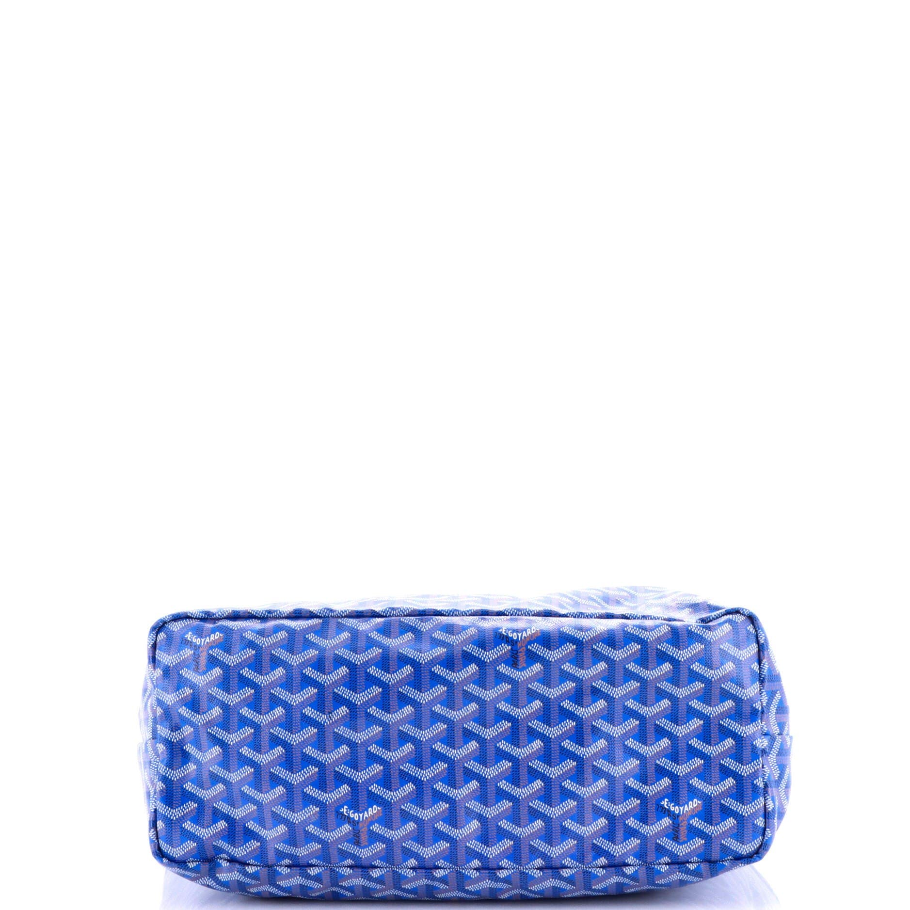 Pre-Owned Goyard Saint Louis Tote Coated Canvas PM, Alternate, color, Blue