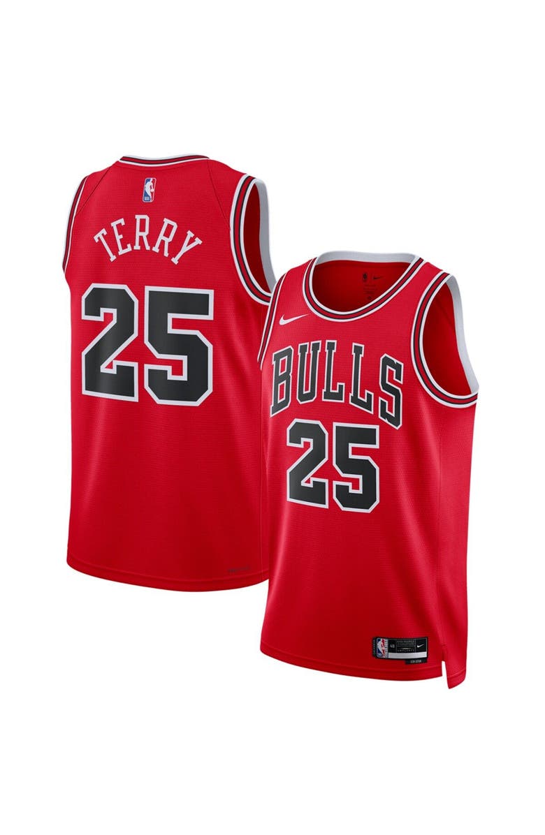 Nike Unisex Nike Dalen Terry Red Chicago Bulls 2022 NBA Draft First Round Pick Swingman Jersey - Icon Edition, Main, color, Red