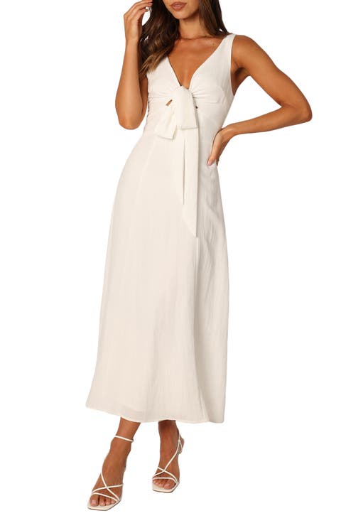 Archer Tie Front Sleeveless Dress