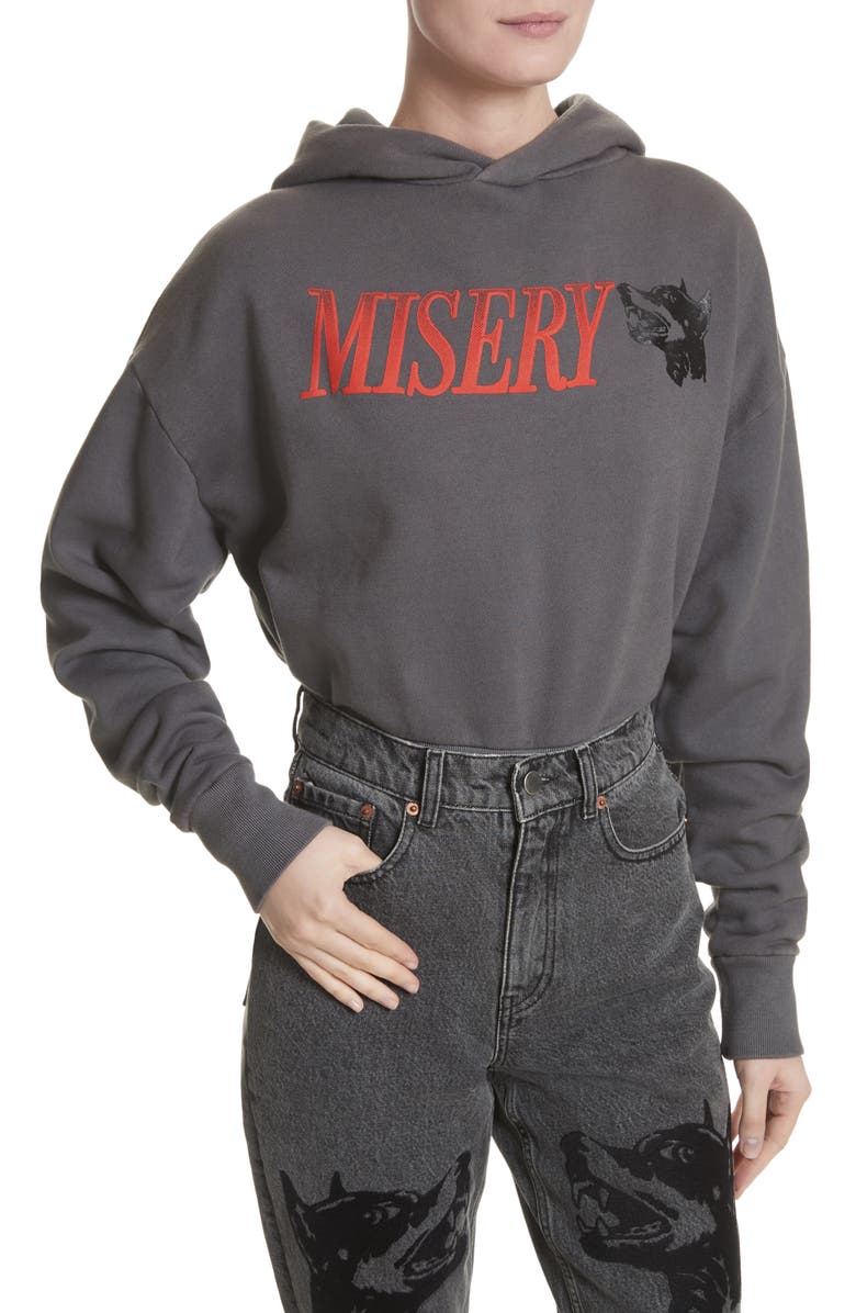 Ashley Williams Misery Graphic Pullover Hoodie, Alternate, color,