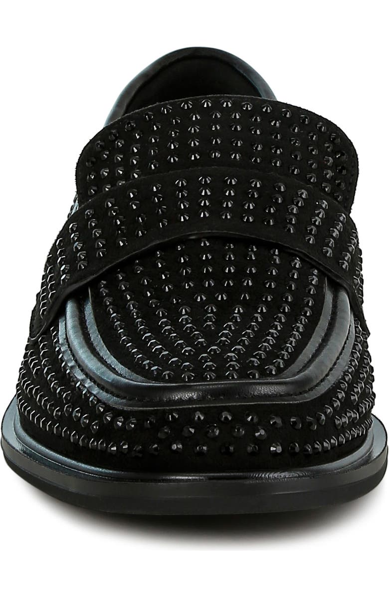 LONDON RAG Hobbs Studded Loafer, Alternate, color, Black