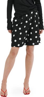 MANGO Abrei Polka Dot Shorts