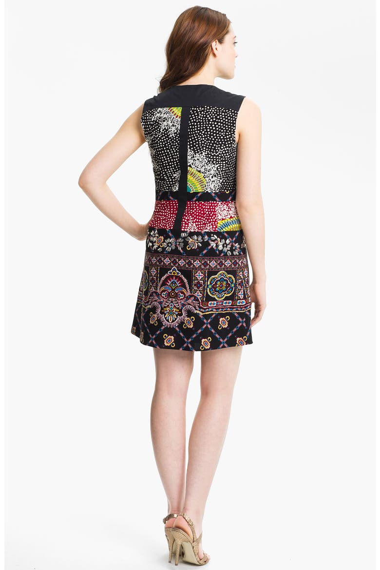 'Rodeo' Embellished Shift Dress, Alternate, color, BLACK MULTI