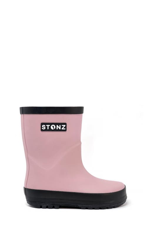 Stonz Waterproof Rain Boot In Haze Pink - Lotus