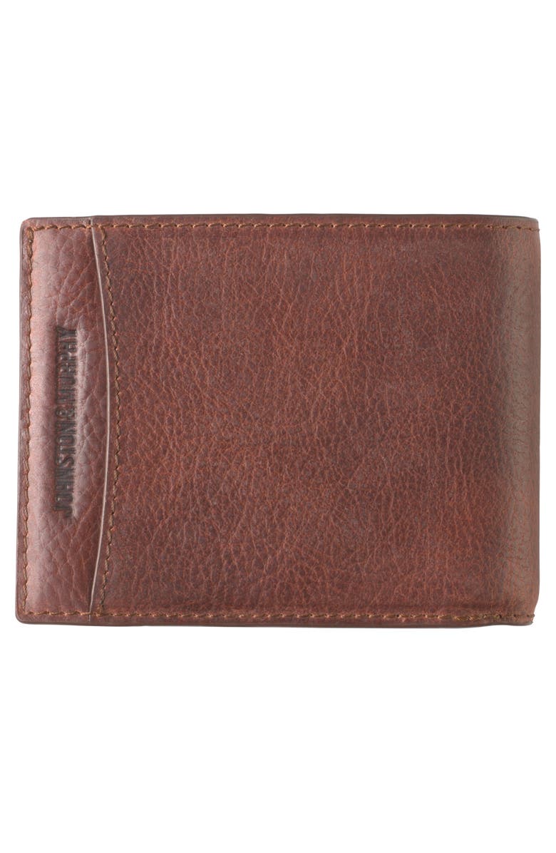 Johnston & Murphy Kingston Leather Bifold Wallet, Alternate, color, 