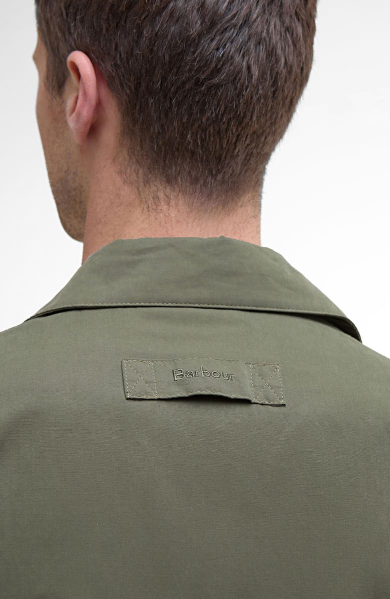 Barbour Fernport Casual Cotton Blend Jacket, Alternate, color, Light Moss