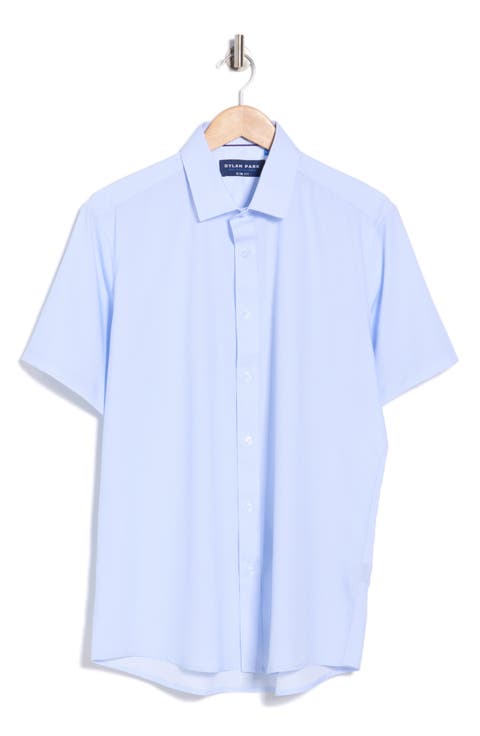 Slim Fit Perfect Stretch Long Sleeve Button Down Shirt