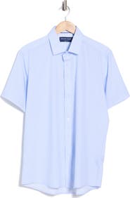 DYLAN PARK Slim Fit Perfect Stretch Long Sleeve Button Down Shirt