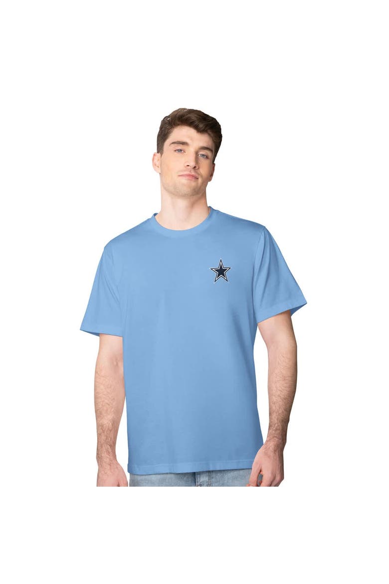 Men's Margaritaville Light Blue Dallas Cowboys Flip Flop T-Shirt, Alternate, color, Light Blue