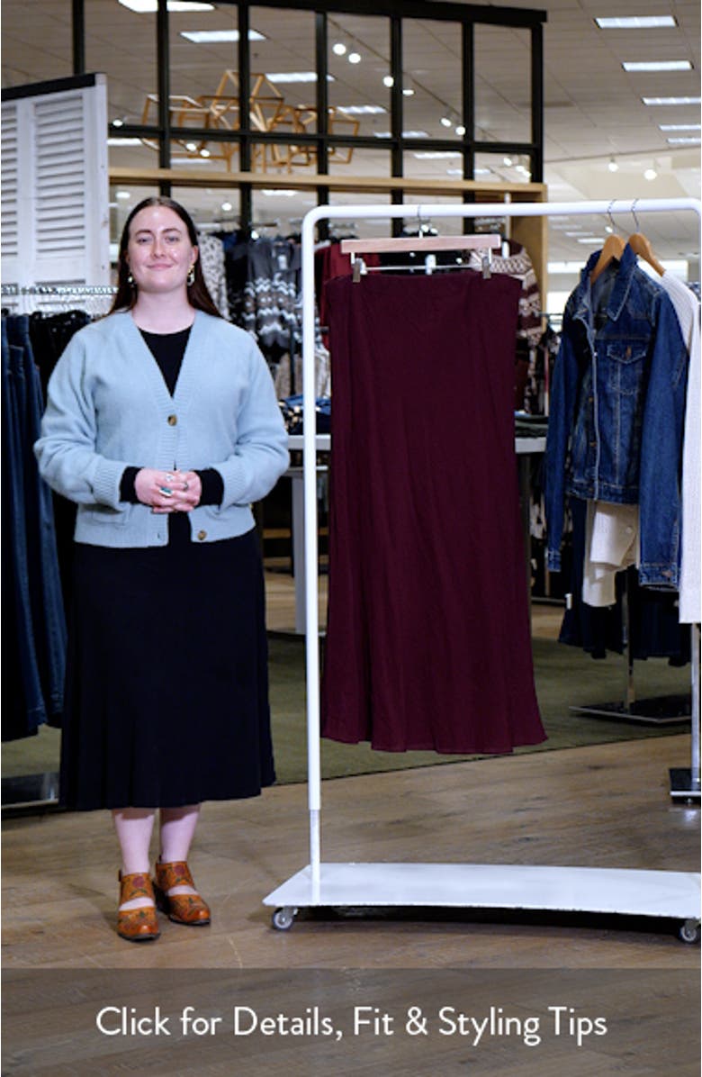 Kyra Crinkled Midi Skirt, sales video thumbnail