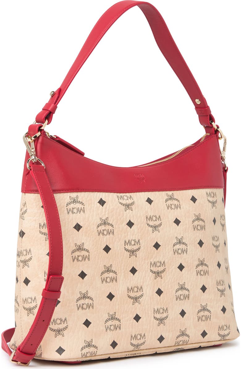 MCM Medium Hobo Bag, Alternate, color,