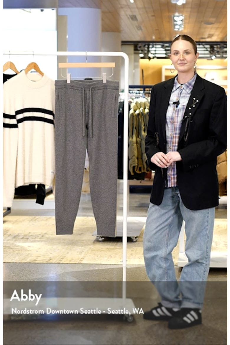 Cashmere & Wool Sweatpants video