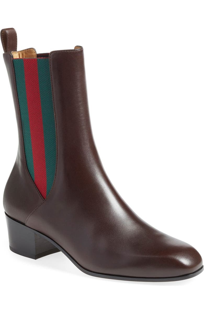Gucci 'Karen' Slip-On Bootie, Main, color,