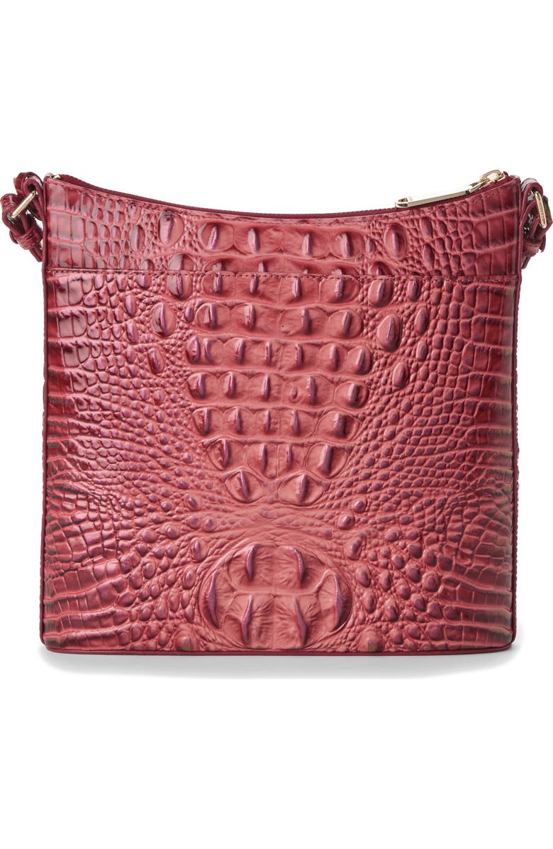 Brahmin Katie Croc Embossed Leather Crossbody Bag, Alternate, color, Coquette Ombre Melbourne