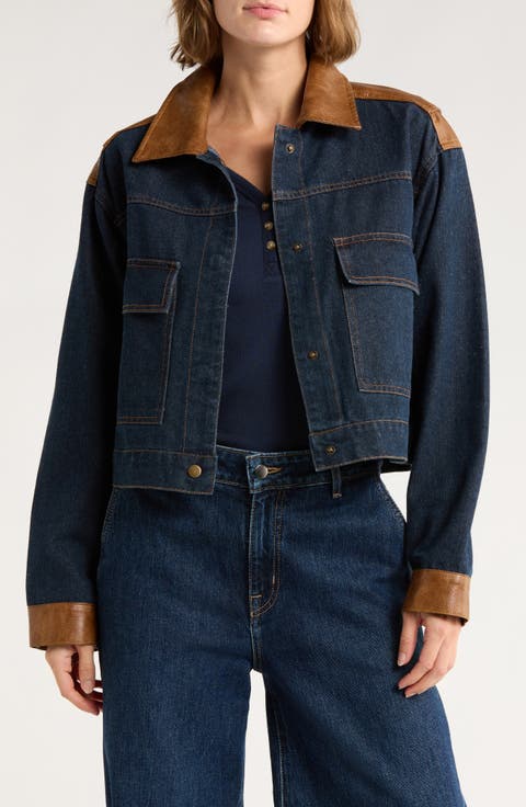 Western Denim Trucker Jacket