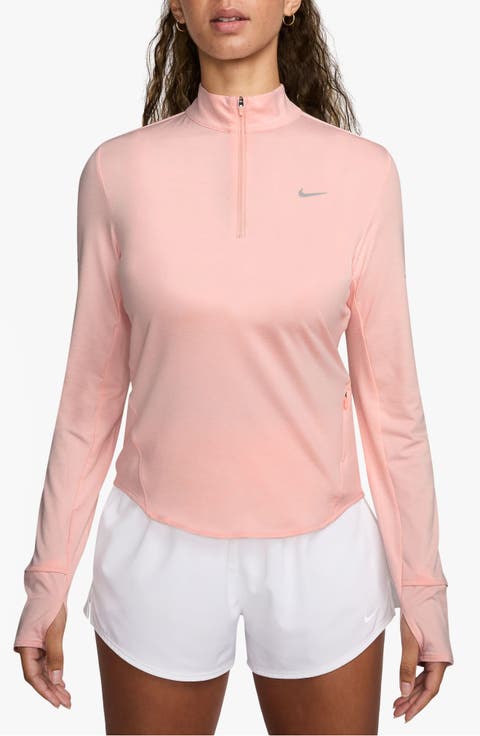 é sport line half zip sweat baby pink Women's Pink Sweatshirts & Hoodies | Nordstrom