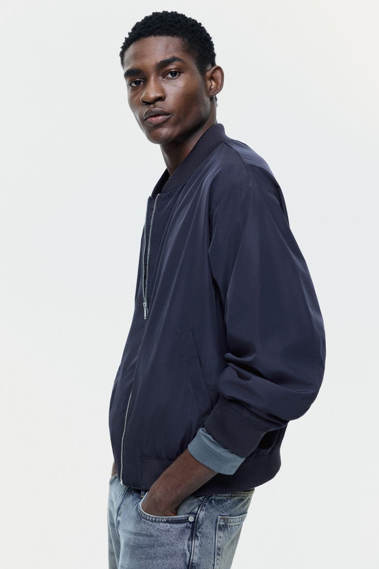 Lightweight Bomber Jacket, Alternate, color, Dark blue