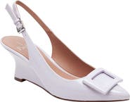 Linea Paolo Vista Slingback Pointed Toe Wedge Pump