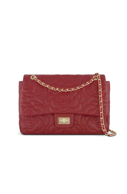 Alessia Rose Embossed Leather Bag
