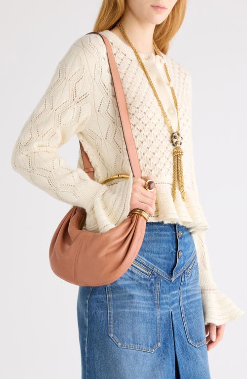 Chloé Mini Bracelet Hobo Bag In Grained Leather