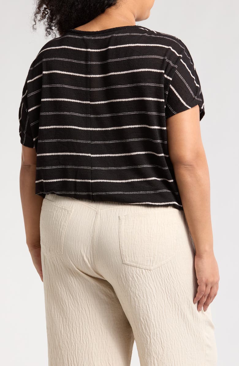 MAX STUDIO Stripe Dolman Sleeve Bubble Hem Top, Alternate, color,