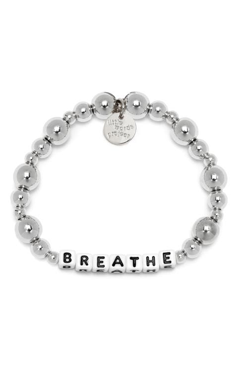 Breathe Beaded Stretch Bracelet