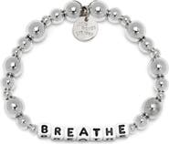 Little Words Project Breathe Beaded Stretch Bracelet