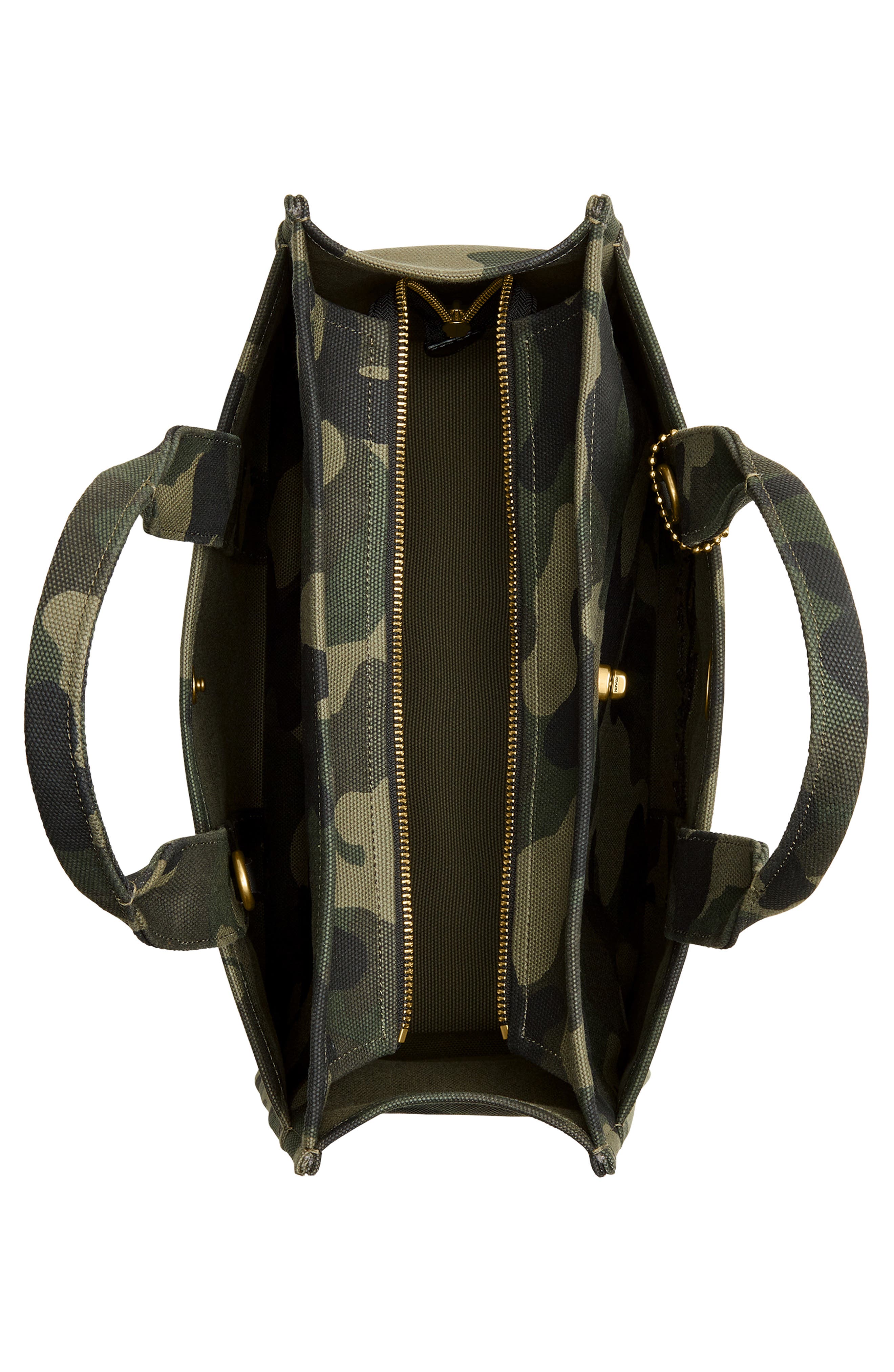 COACH Camo Print Canvas Cargo Tote, Alternate, color, 