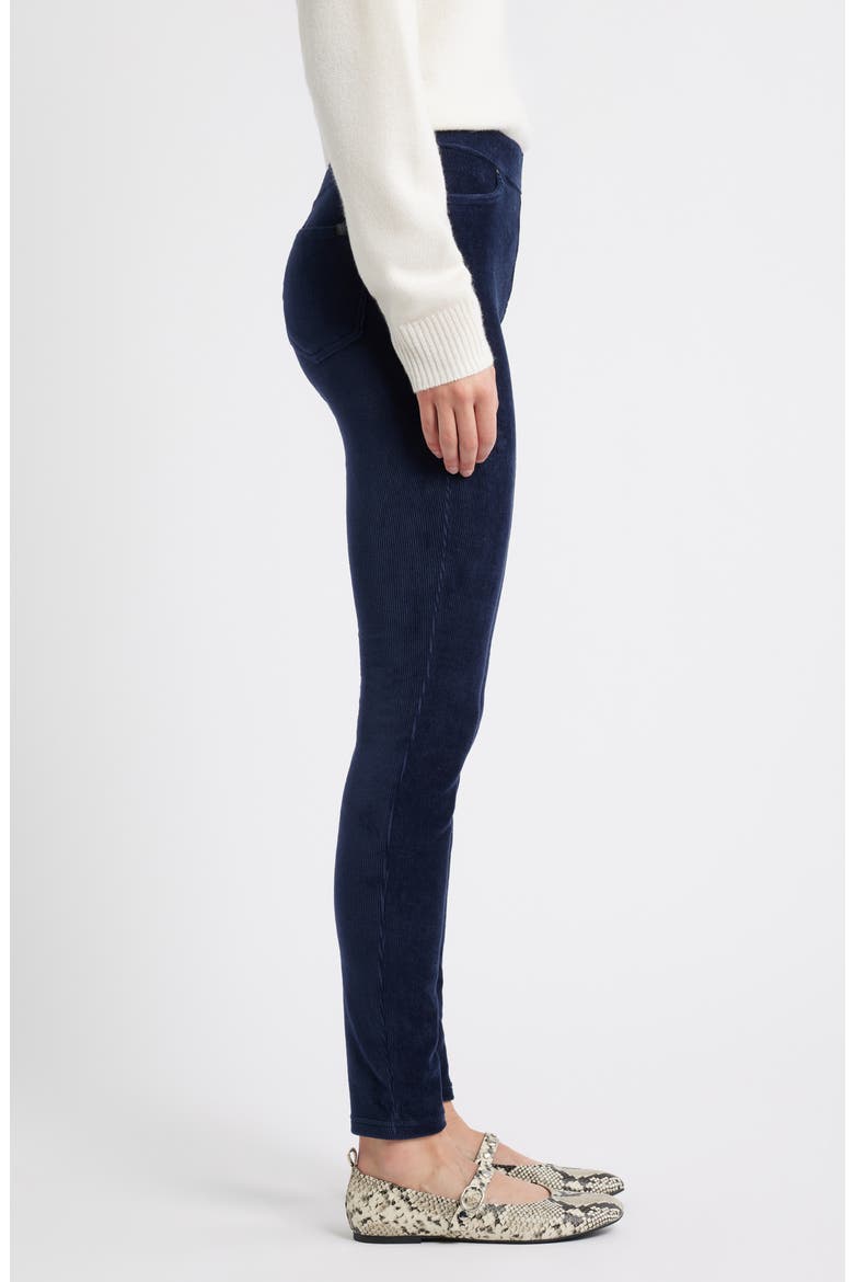 Classic Stretch Corduroy Leggings, Alternate, color, NAVY