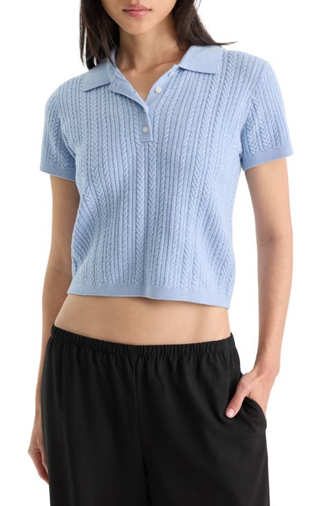 The Micro Cable Merino Wool Polo