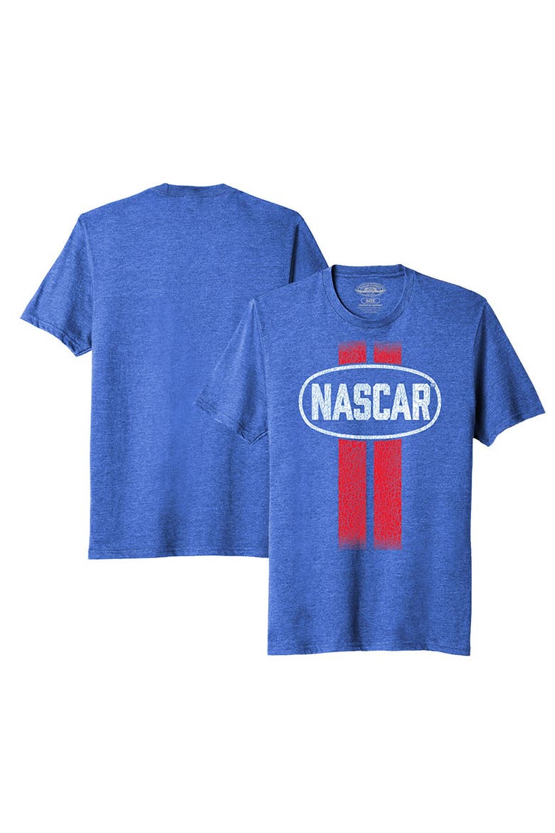 Men's  Heather Royal NASCAR Racing Stripe T-Shirt, Main, color, Heather Royal