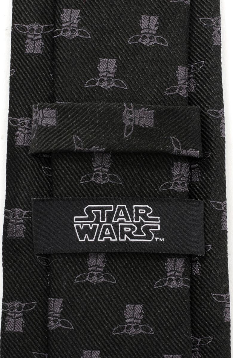 Cufflinks, Inc. Star Wars<sup>™</sup> The Child Silk Tie, Alternate, color, Black