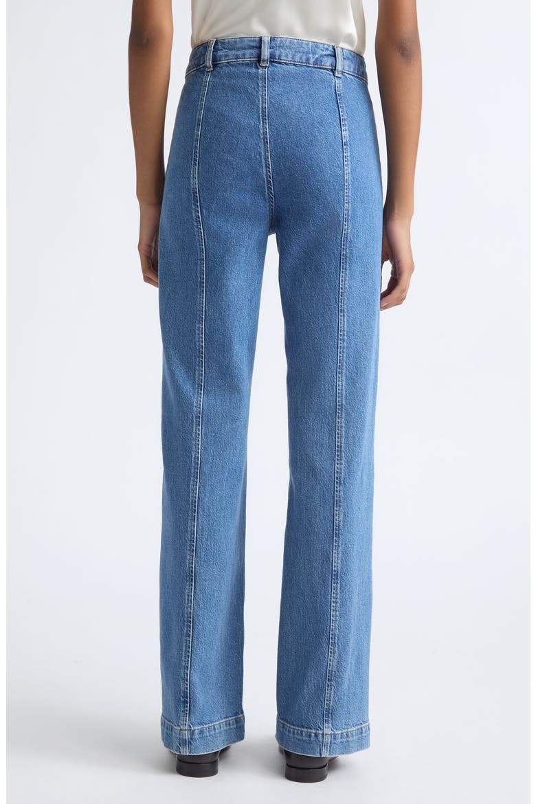 Coraline High Waist Bootcut Jeans, Alternate, color, SALT BREEZE