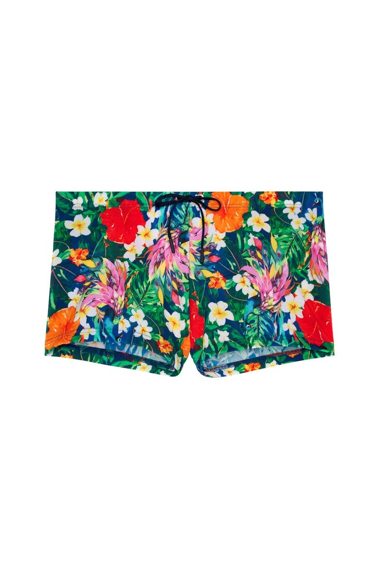 Peacock Swim Shorts, Main, color, Multico Print