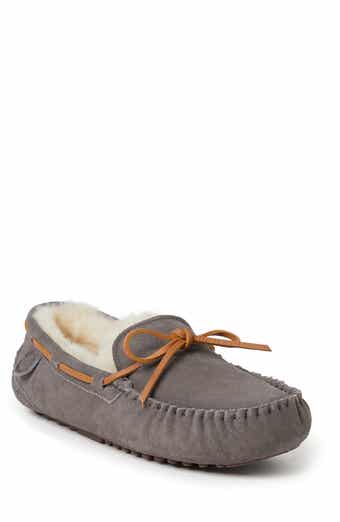 FIRESIDE BY DEARFOAMS Victor Genuine Shearling Slipper - Wide Width Available