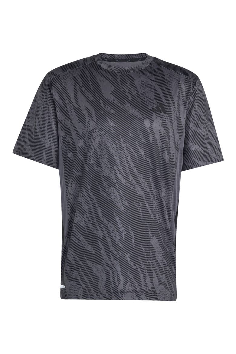 Tech Essentials Performance Allover-Print T-Shirt, Alternate, color, GREY SIX