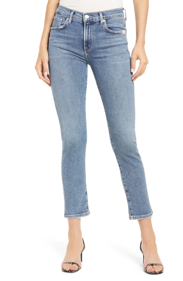 AGOLDE Toni Crop Skinny Jeans, Main, color, Viewpoint