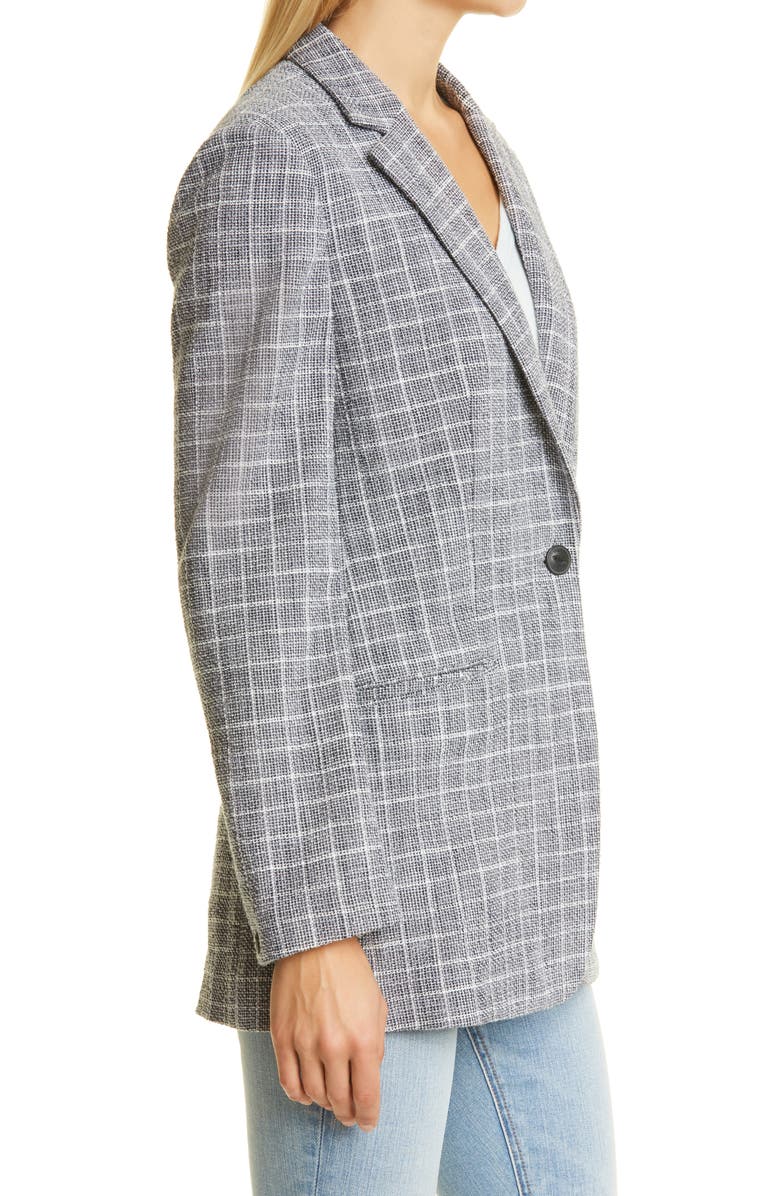 rag & bone Deconstructed Check Blazer, Alternate, color, 