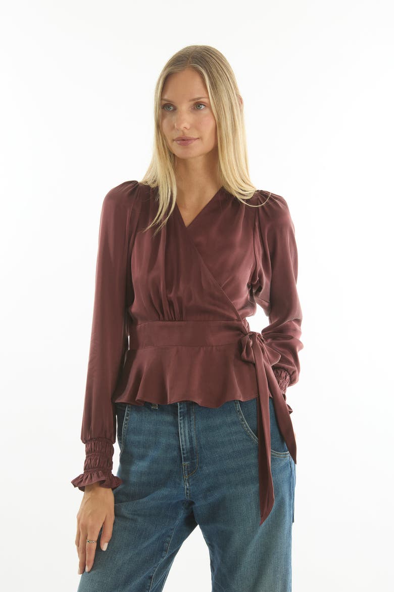 Hailey Top, Alternate, color, Mulberry